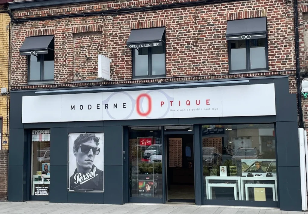 OPTICIEN MODERNE OPTIQUE MARCQ EN BAROEUL FACADE